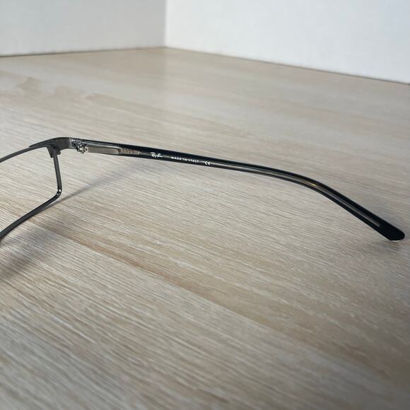 Ray-Ban RB6067 2502 Eyeglasses Black Crystal Silver Frames Only 52-16-140 - Picture 6 of 8